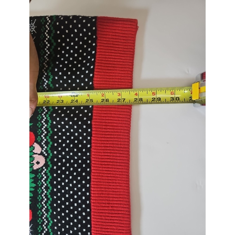 SpongeBob Patrick Star Christmas Ugly Sweater Men's‎ M Black Holiday Nickelodeon - Picture 10 of 11